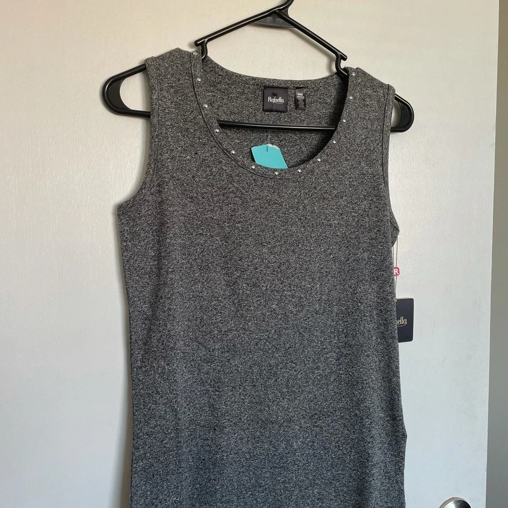 Rafaella Sleeveless Studded Top - Size XS - Picture 2 of 11